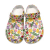New Roses White Rubber Shoes up to size 12 1