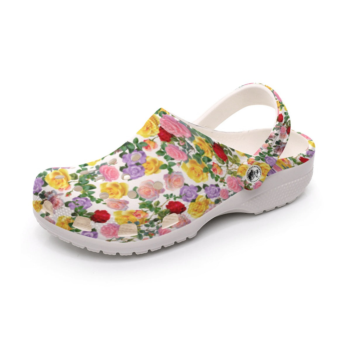 New Roses White Rubber Shoes up to size 12 2