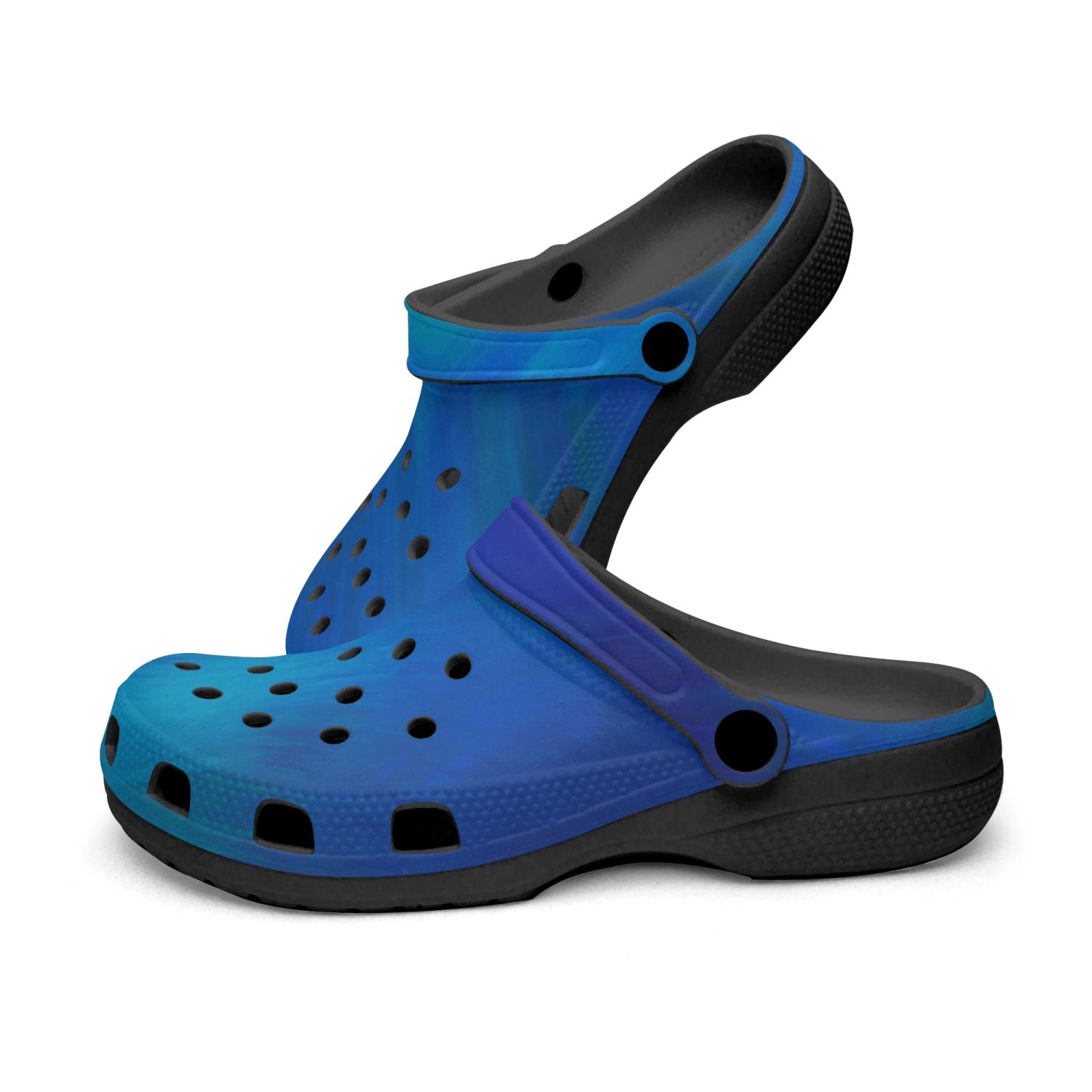 Ocean Black Unisex Rubber Clogs up to size 12 3