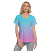 Ombre Double Aqua Pink Top up to 4 XL (FWS) 1