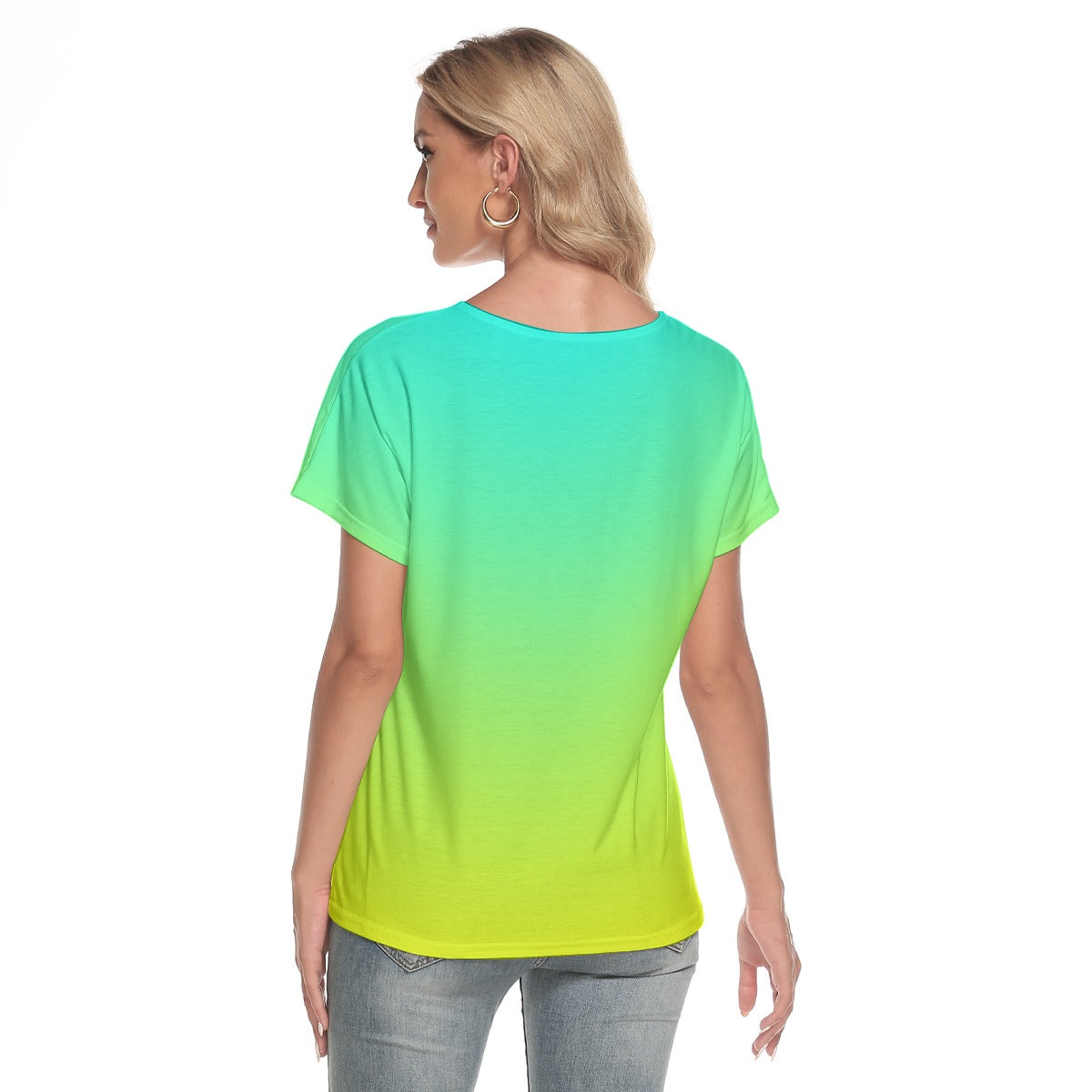 Ombre Double Aqua Yellow Top up to 4 XL (FWS) 4