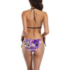 Pansies Retro Pink Halter Neck Bikini with Front Buckle up to 5 XL (FWS) 3