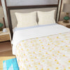 Pastel Frangipanis Three Piece Bed Cover Set 2