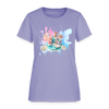 Pink Fantasy Island Cotton T-Shirt up to 3 XL - lavender