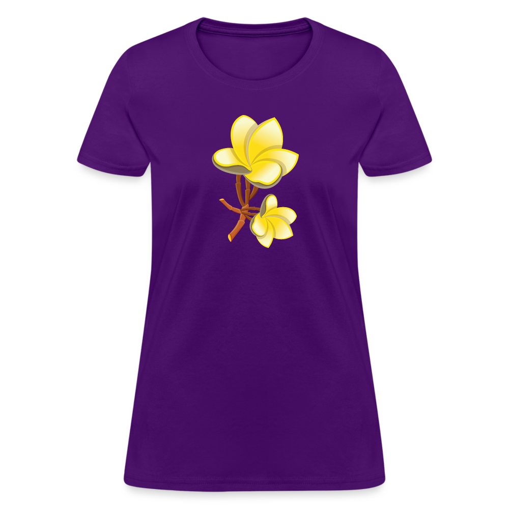 Plumeria Women's T-Shirt - purple