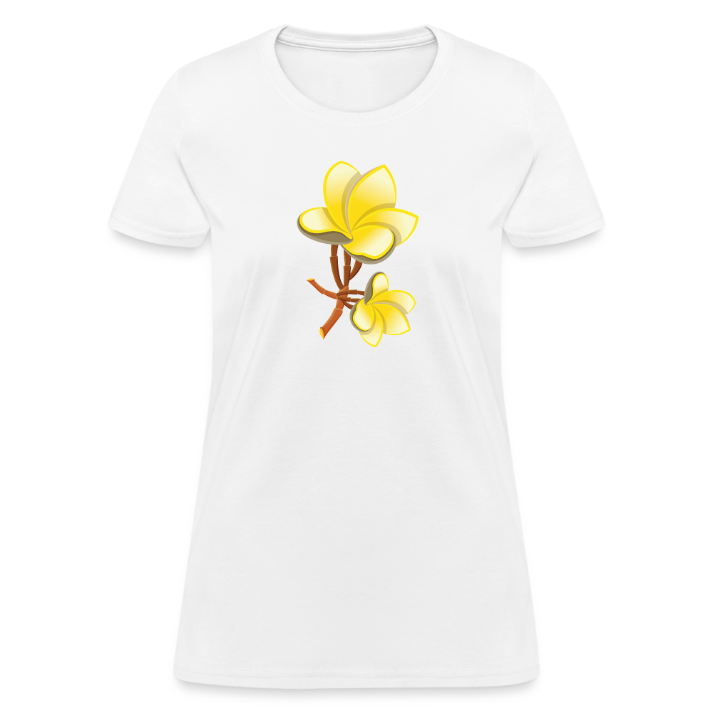 Plumeria Women's T-Shirt - white