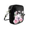 Pretty Pink Camera Small Black Shoulder Sling Bag 6