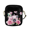 Pretty Pink Camera Small Black Shoulder Sling Bag