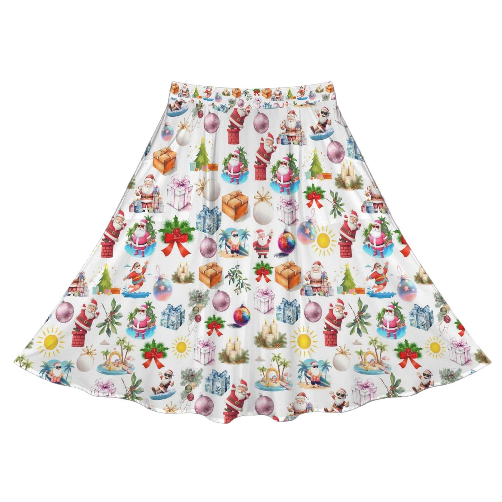 Santa Bay Mid Length Skirt with Pockets up to 5 XL (FWS) 4