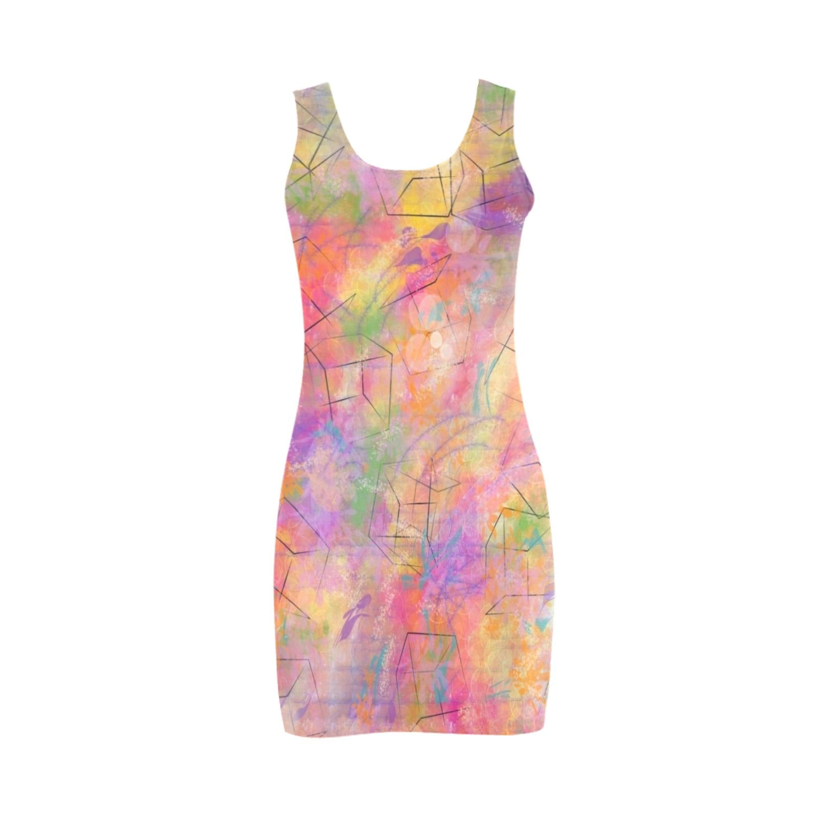 Shapes Sleeveless Tank Dress up to 5 XL (FWS) 3