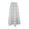 Simple Green Leaves Three Tier Long Skirt up to 5 XL (FWS) 4