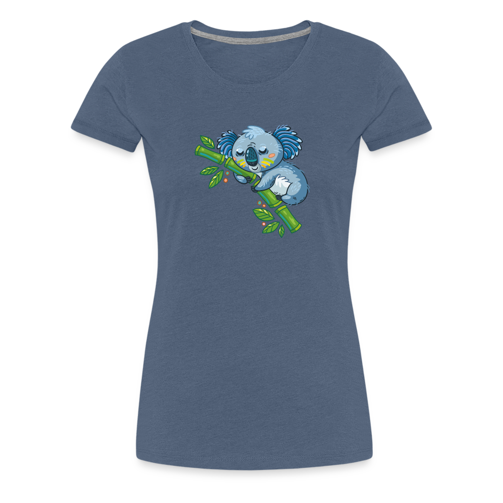 Sleeping Koala T-Shirt - heather blue