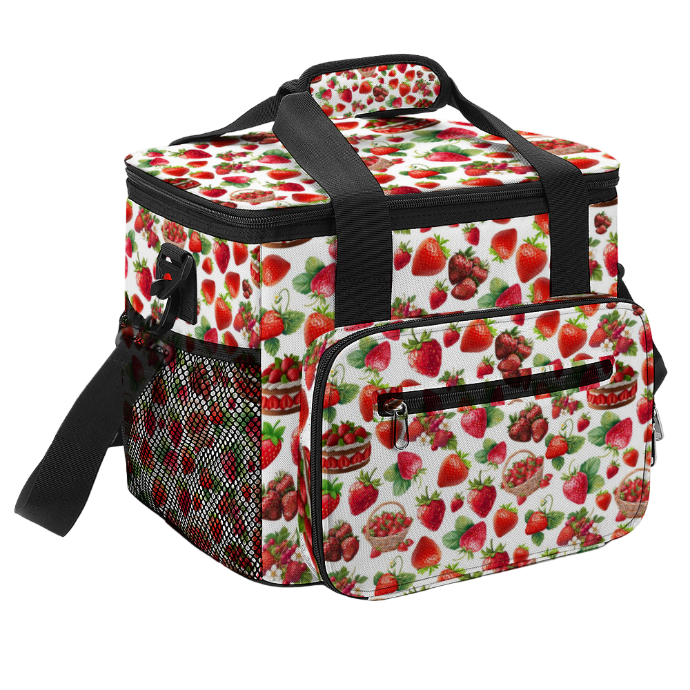 Strawberries Multi Function Large Waterproof Bag 1
