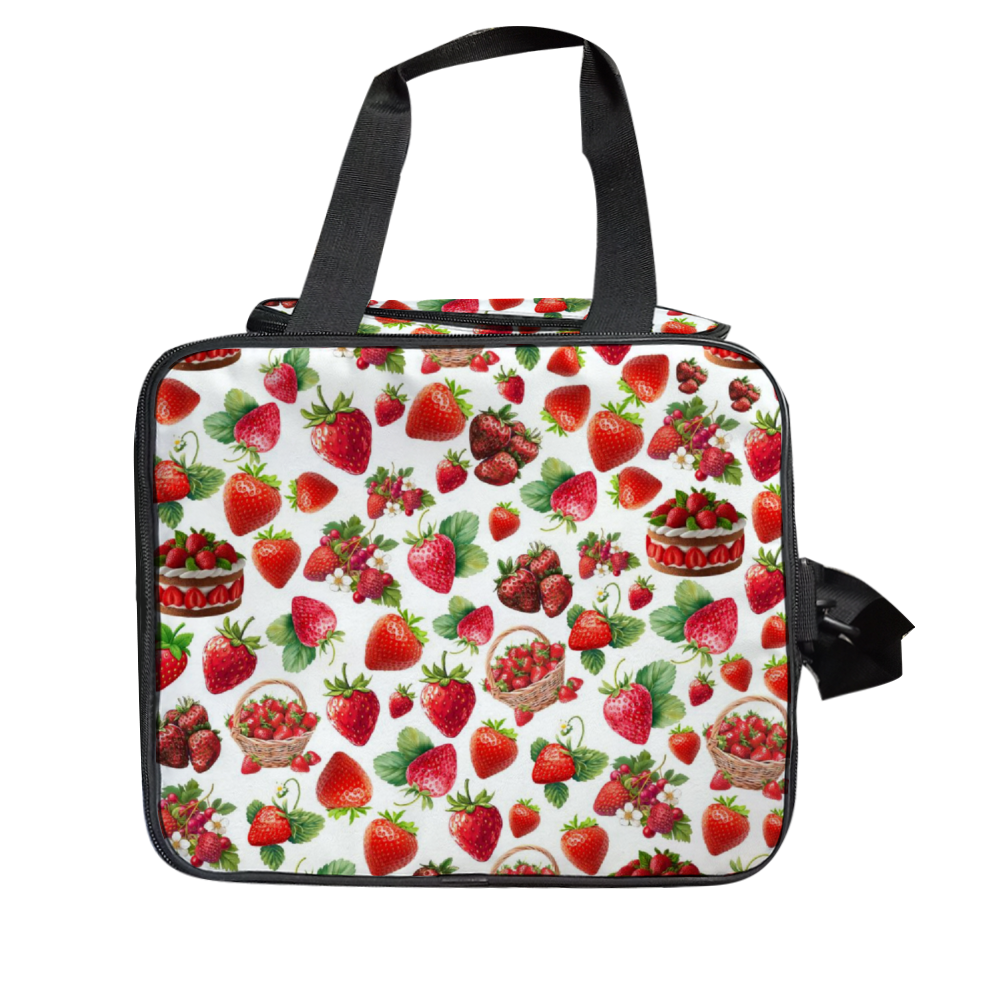 Strawberries Multi Function Large Waterproof Bag 7