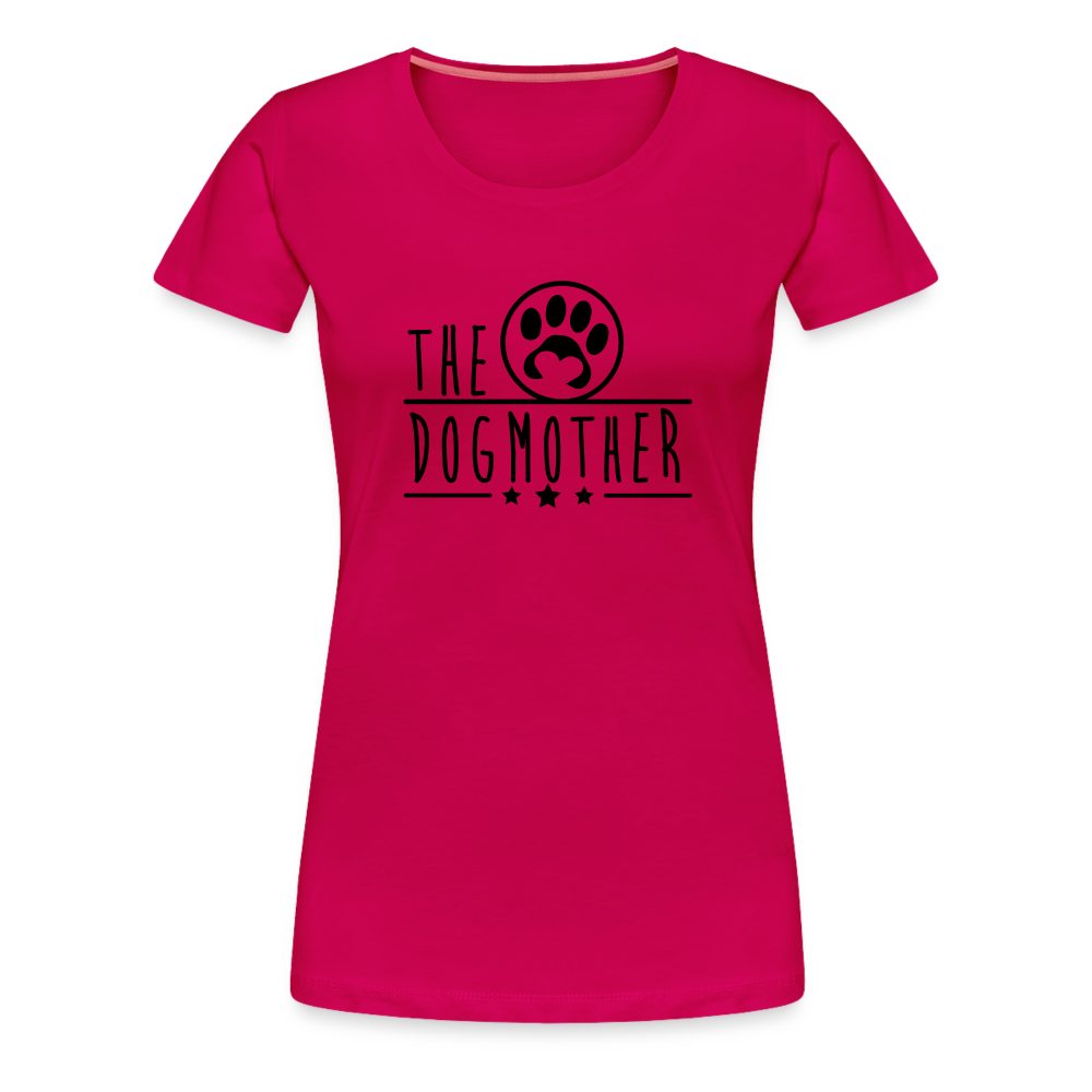 The Dog Mother T-Shirt - dark pink