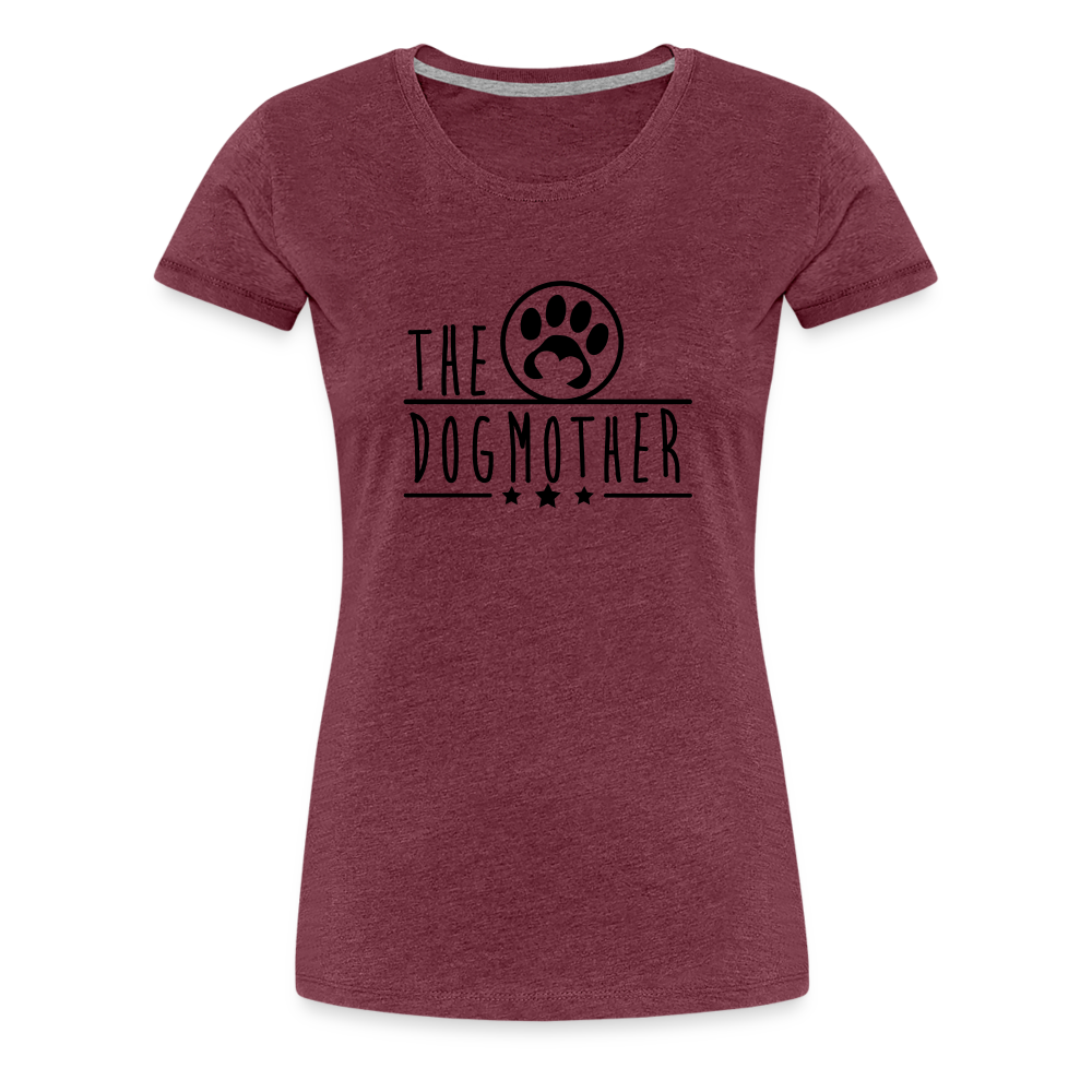 The Dog Mother T-Shirt - heather burgundy