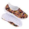 Tri Colour Frangipani Black Non-Slip Sneakers Lightweight 1