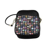 Vintage Cameras Small Black Shoulder Sling Bag 5