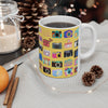 Vintage Cameras Yellow Mug 11oz (Microwave & Dishwasher Safe) 2