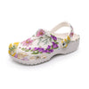 White Floral Rubber Shoes up to size 12 2