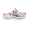 White Floral Rubber Shoes up to size 12 3