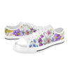 White Floral White Low Rise Women's Shoes up to size 12 1