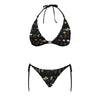 Wildflowers Black Halter Neck Bikini with Front Buckle up to 5 XL (FWS) 4
