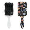 Wildflowers Painted Black Air Cushion Scalp Massage Brush (FWS) 1