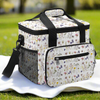 Wildflowers White Multi Function Large Waterproof Bag with rug