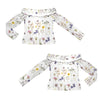 Wildflowers White Off Shoulder Slim Fit Long Sleeve Top up to 5 XL 4