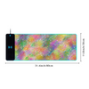 Windswept Spring Wireless Charging Luminous Mousepad in two sizes 1