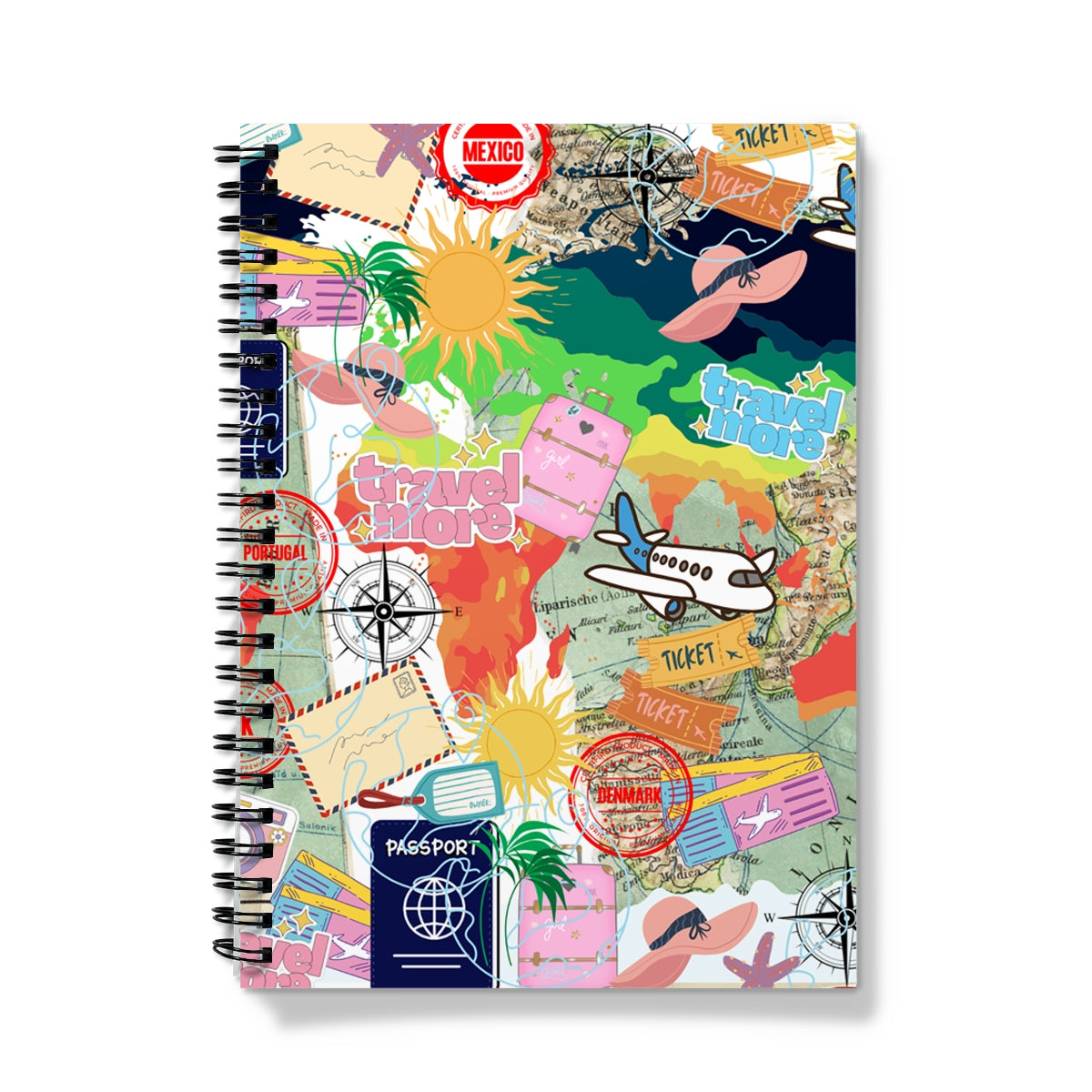 World Traveller A5 Spiral Bound Notebook (FWS) 1