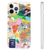 World Traveller Flexi Clear Cases for Most Phone Types (FWS) 7