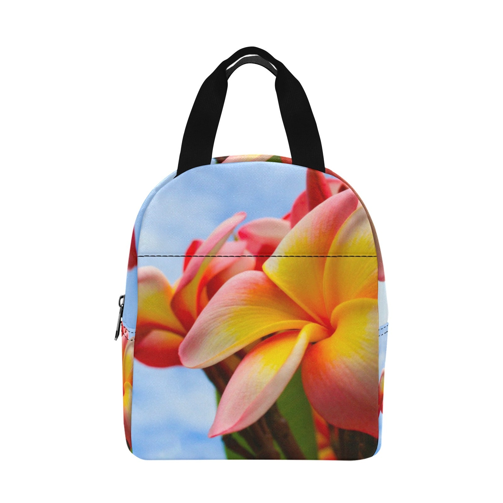 Frangipani Sky Insulated Zipper Lunch Bag