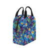 Hawaiian Blue Insulated Zipper Lunch Bag