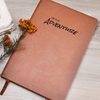 Life is an Adventure Brown Vegan Leather Bound Journal 4