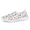 Wildflowers White Non-Slip Sneakers Lightweight