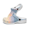 Sunset Beach Unisex White Rubber Clogs