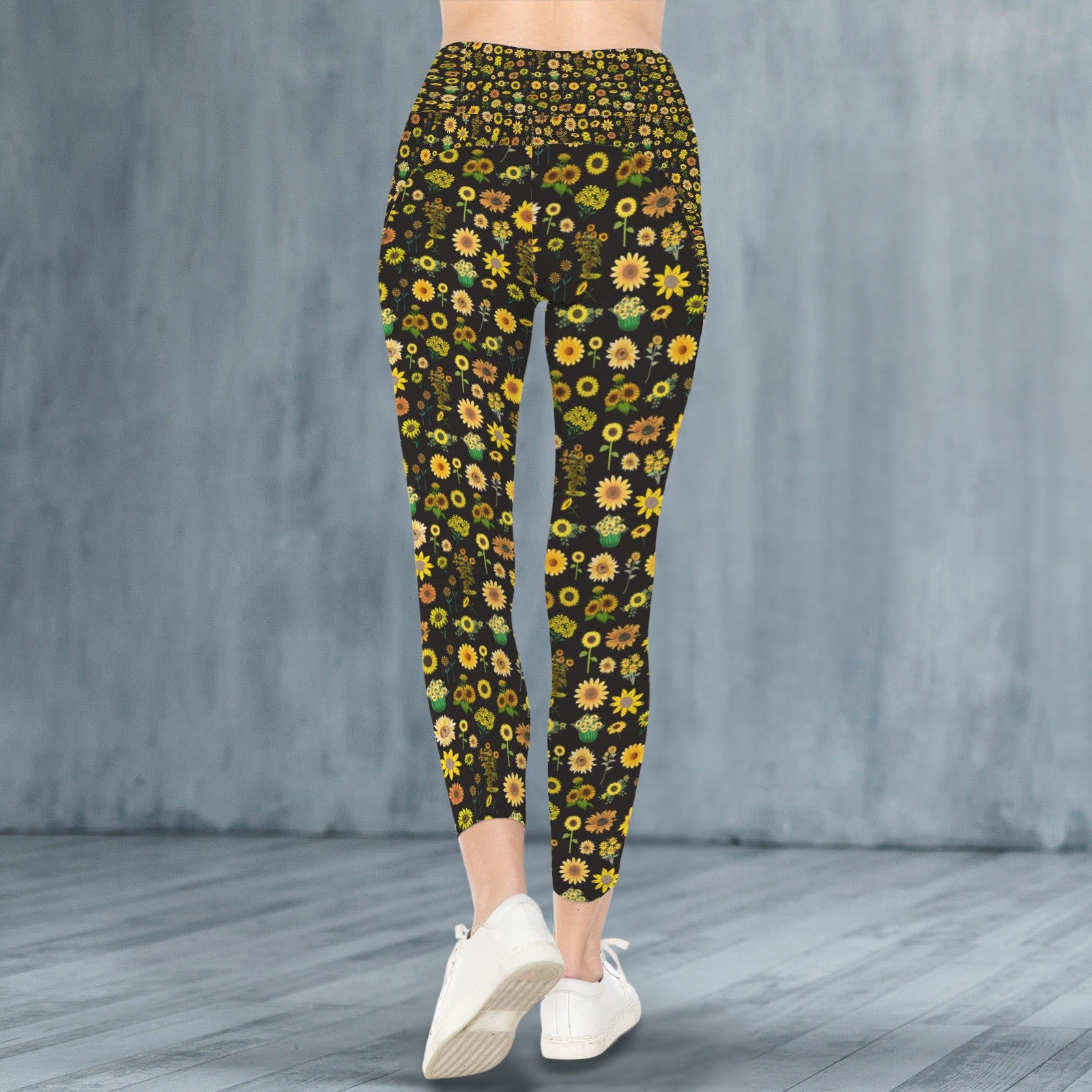 Sunflowers Black