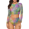 Windswept Spring Long Sleeve Surfing Swimsuit