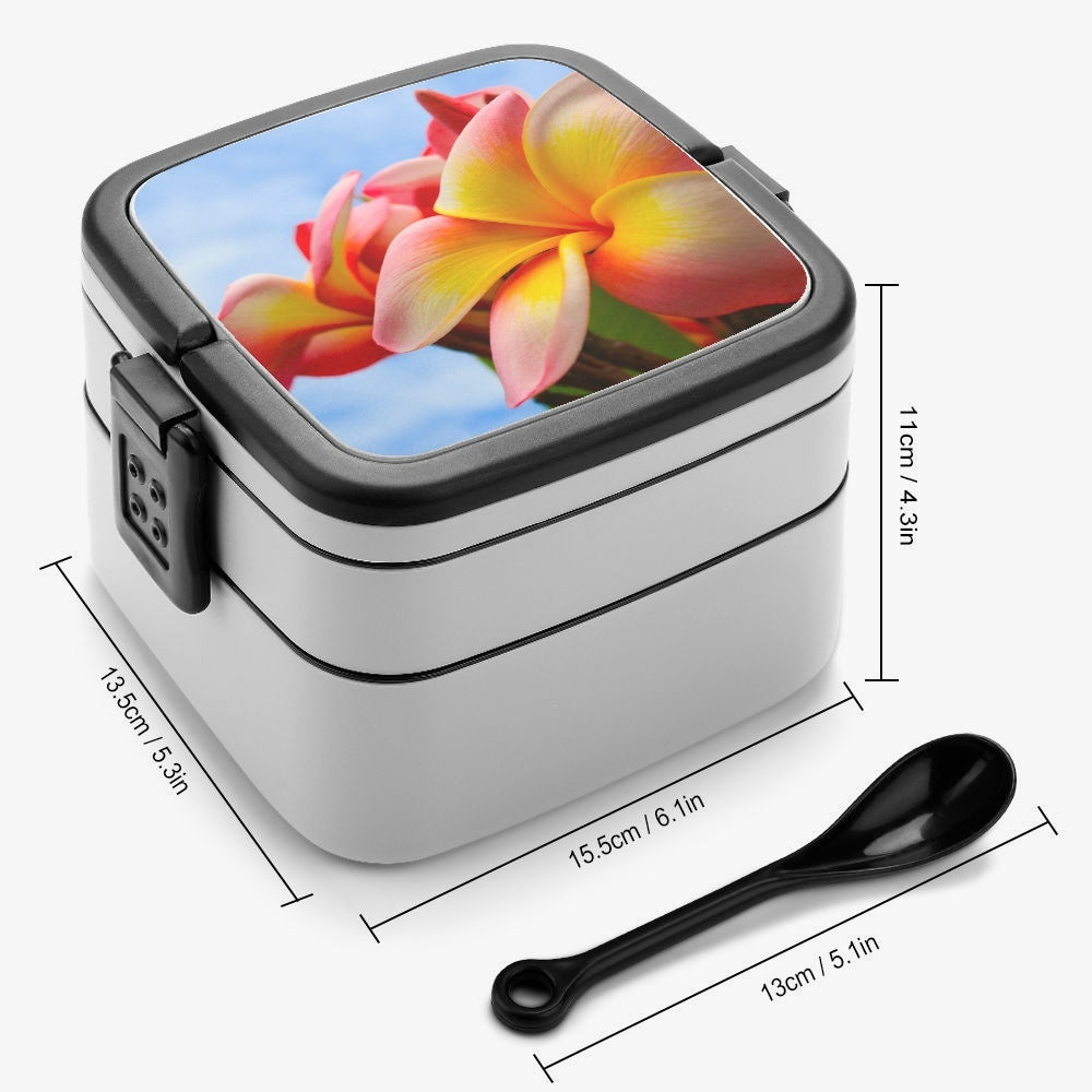 Frangipani Sky Double-Layer Lunch Box