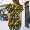 Sunflowers Graphic Black