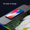 Fresh White Frangipanis Wireless Charging Luminous Mousepad in two sizes 5