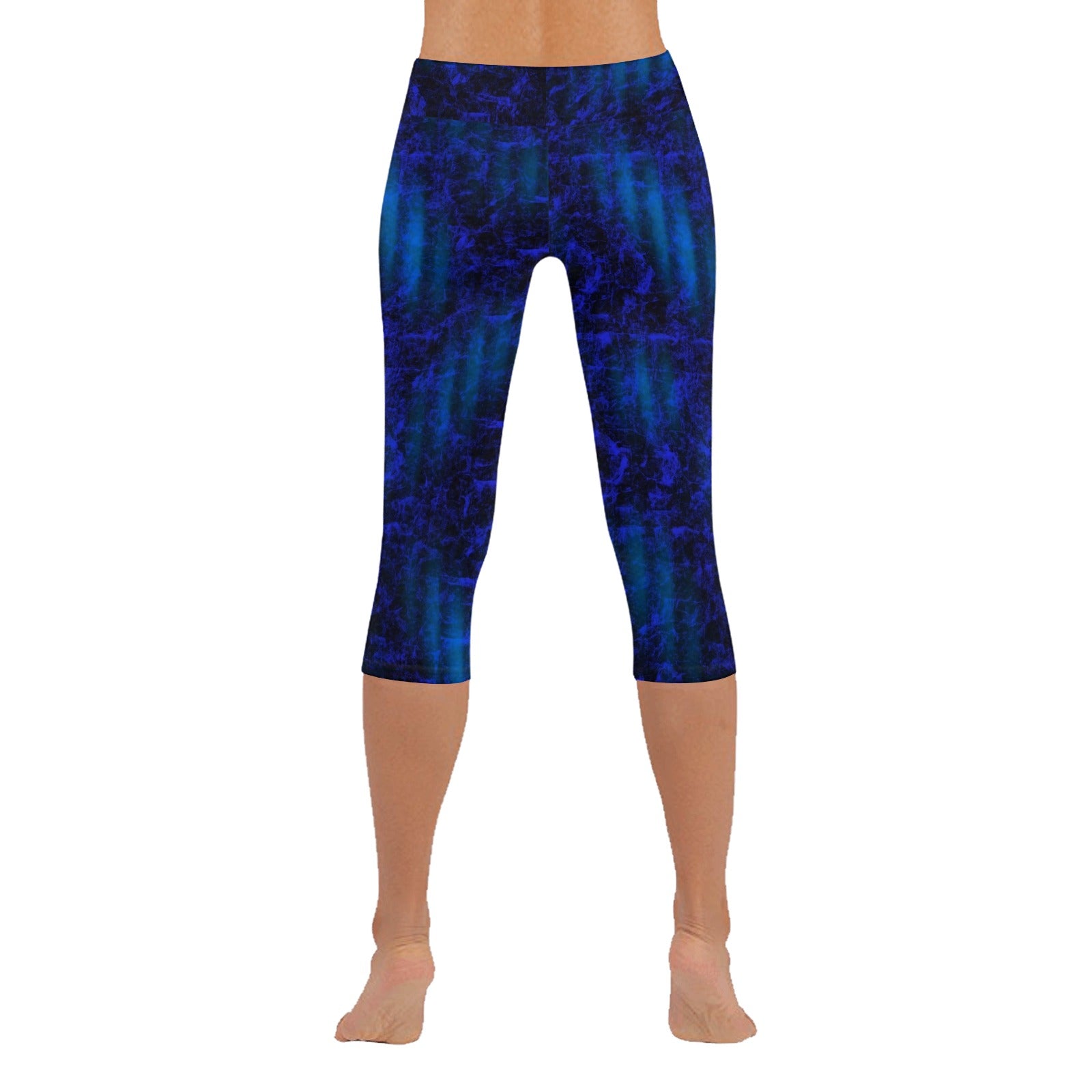 Blue Steel Capri Leggings up to 5 XL