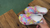 Load and play video in Gallery viewer, Rainbow Ocean Women&#39;s Rubber Clogs up to size 12 video