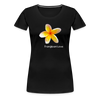 Frangipani Love Women’s Premium T-Shirt - black