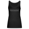 Not Worth the Jail Time Women’s Tank Top - black