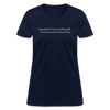 Not Worth the Jail Time Women's T-Shirt - navy