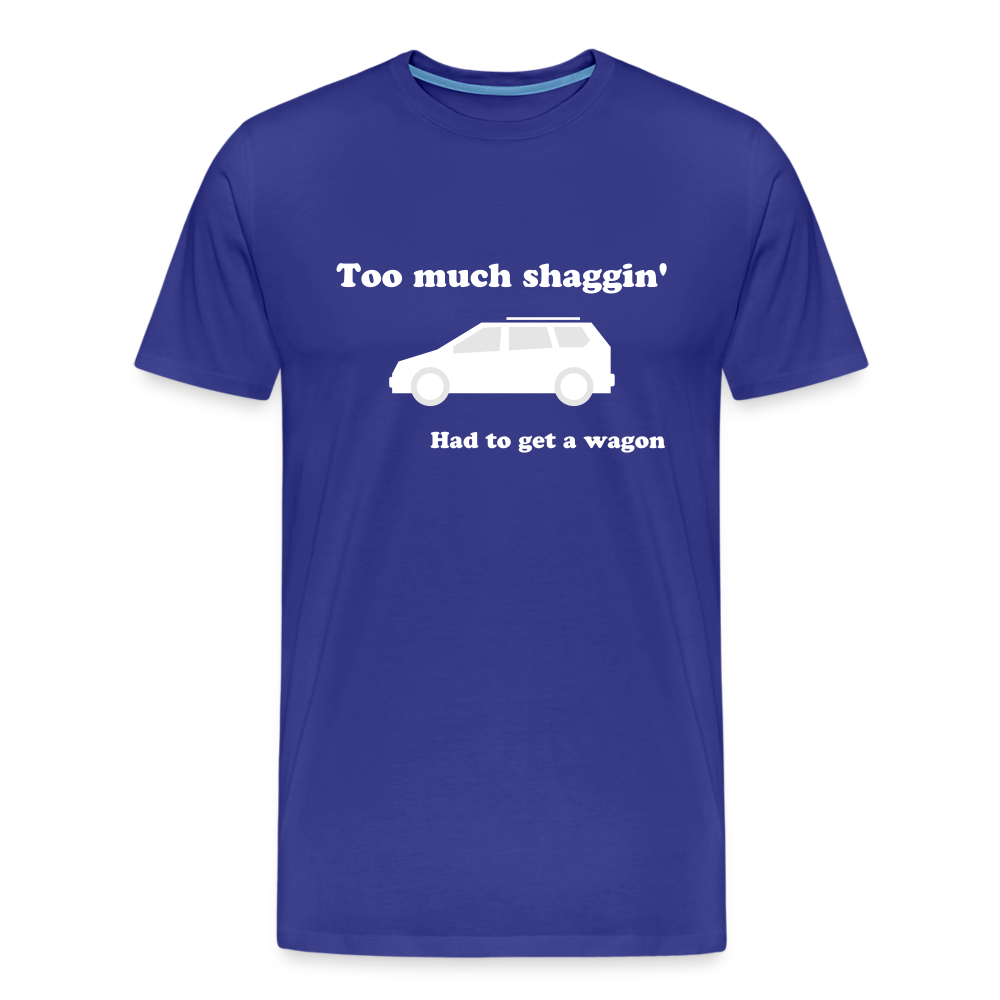 Too Much Shaggin Men's Premium T-Shirt - royal blue