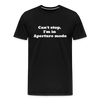 Aperture Mode Men's Photographer T-Shirt - black
